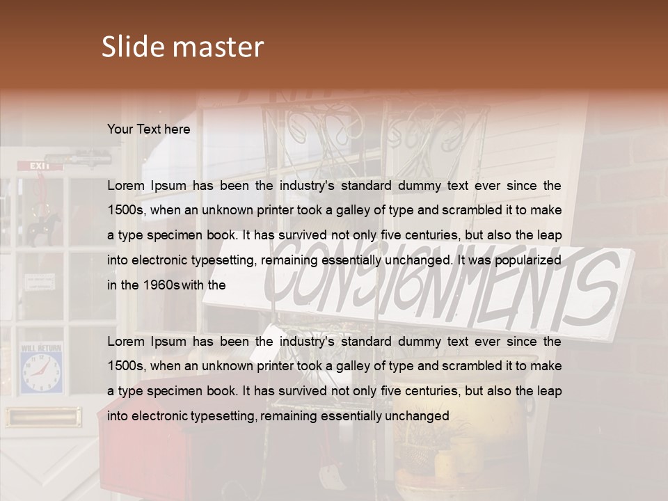 Touching Grandmother Senior PowerPoint Template