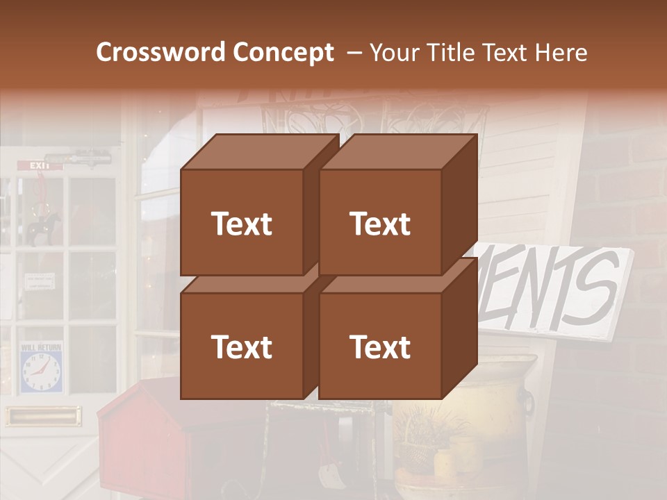 Touching Grandmother Senior PowerPoint Template