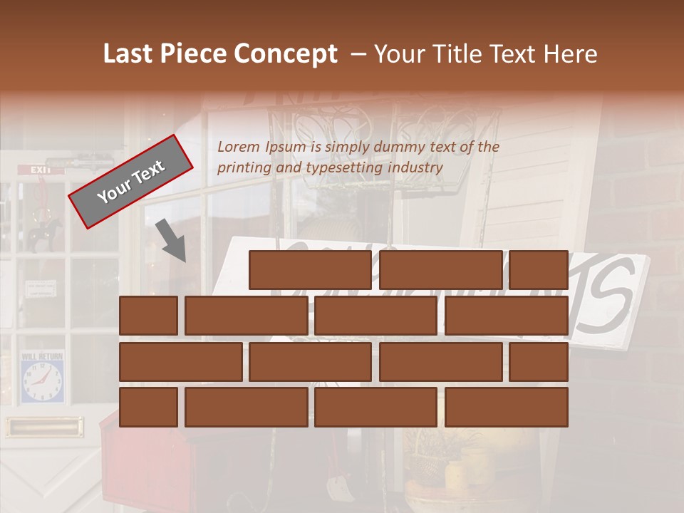 Touching Grandmother Senior PowerPoint Template