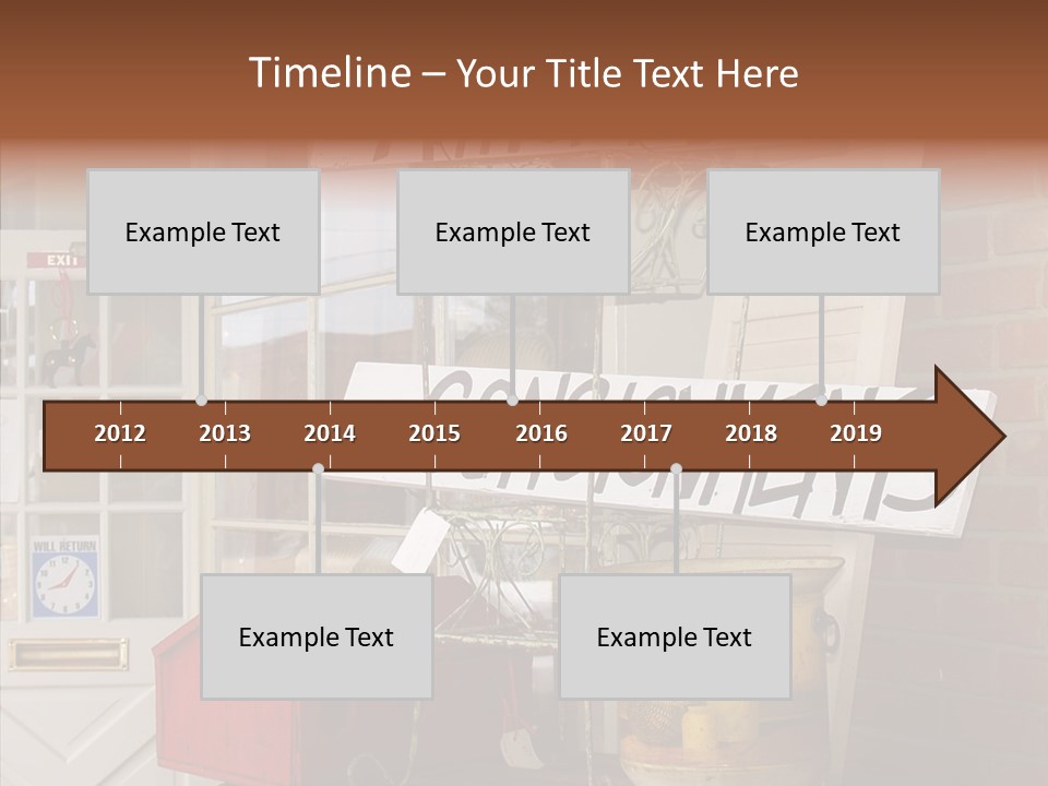 Touching Grandmother Senior PowerPoint Template