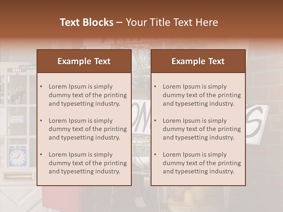 Touching Grandmother Senior PowerPoint Template