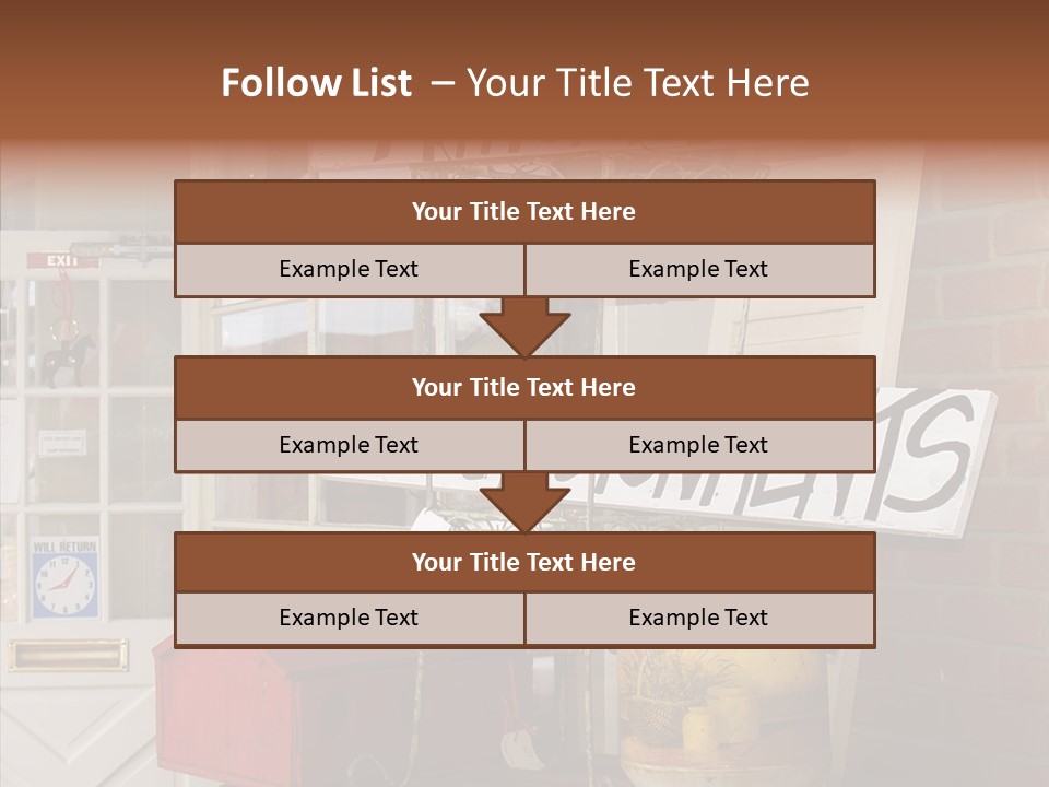 Touching Grandmother Senior PowerPoint Template