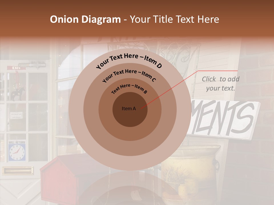 Touching Grandmother Senior PowerPoint Template