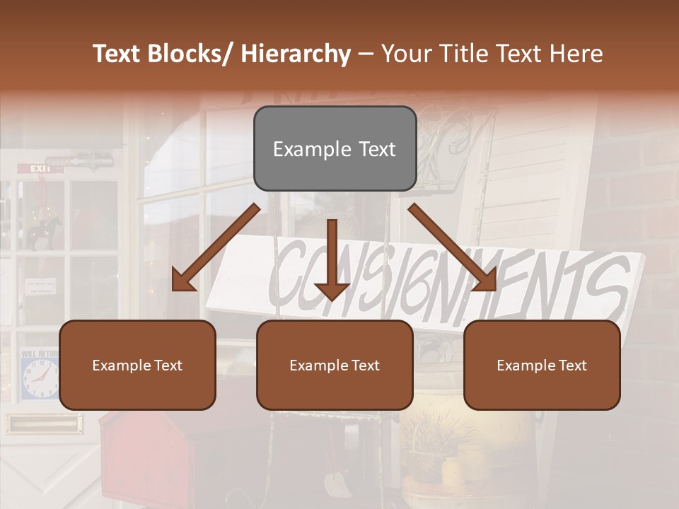 Touching Grandmother Senior PowerPoint Template