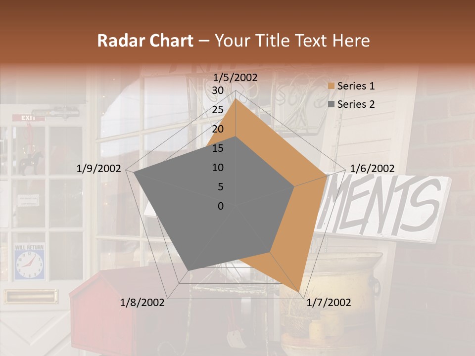 Touching Grandmother Senior PowerPoint Template