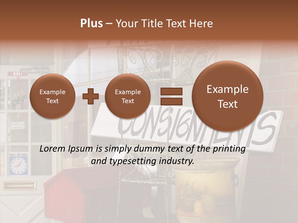 Touching Grandmother Senior PowerPoint Template