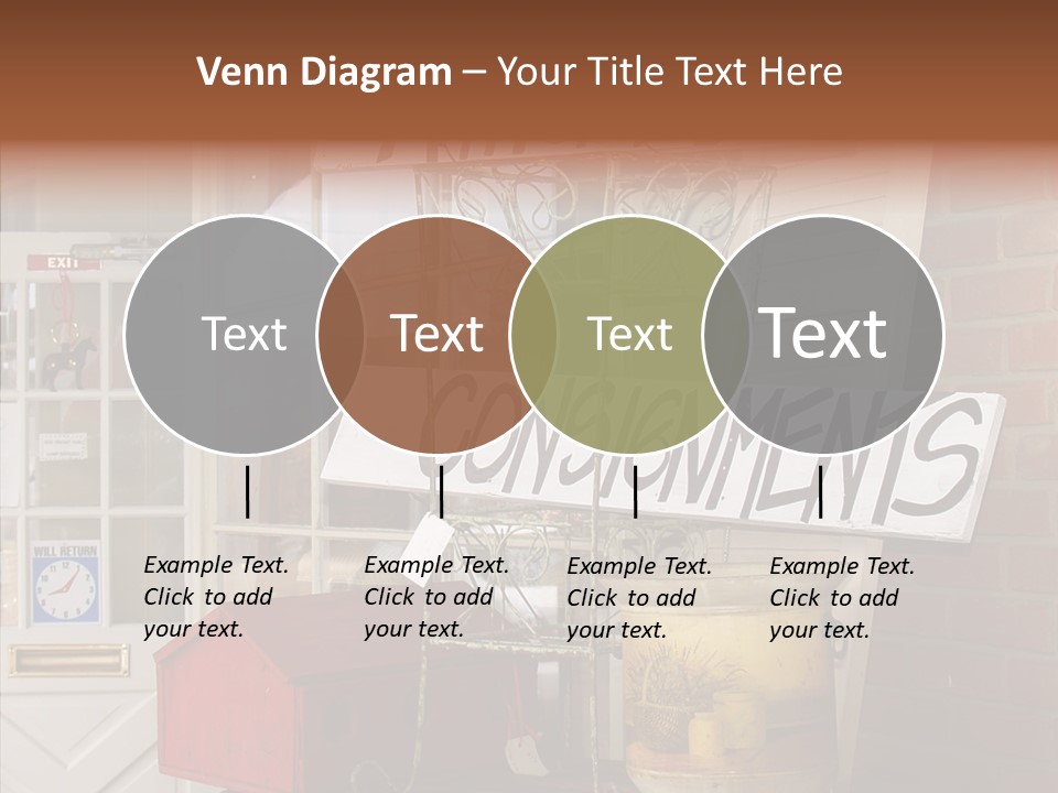 Touching Grandmother Senior PowerPoint Template