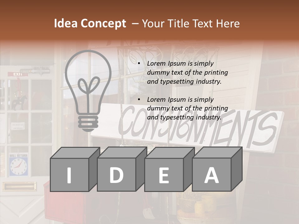 Touching Grandmother Senior PowerPoint Template