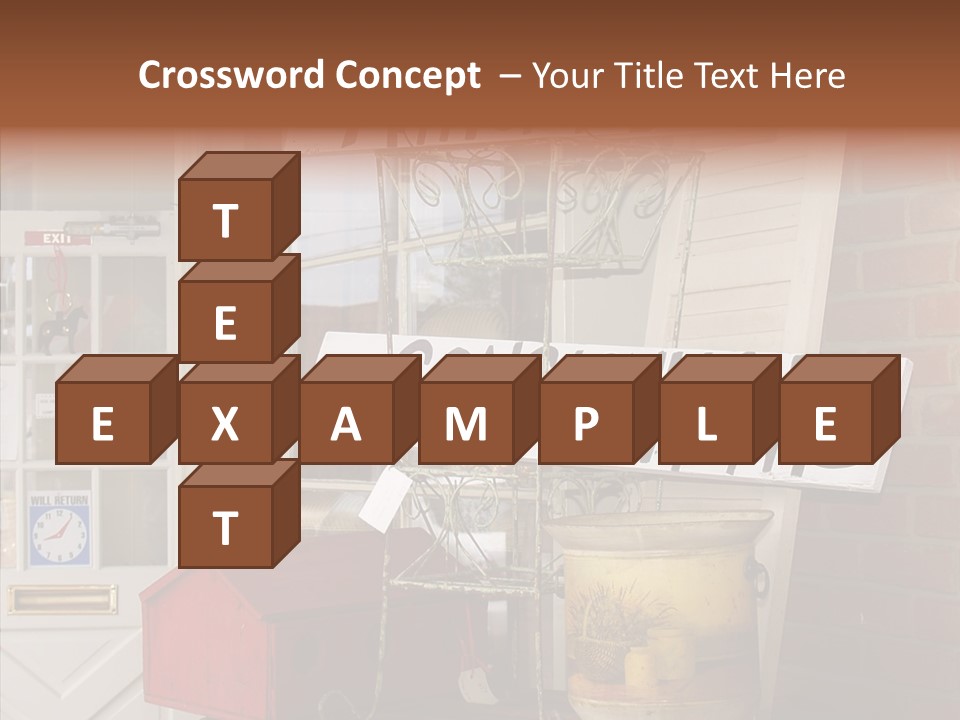 Touching Grandmother Senior PowerPoint Template