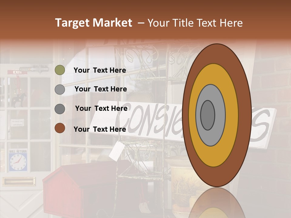 Touching Grandmother Senior PowerPoint Template