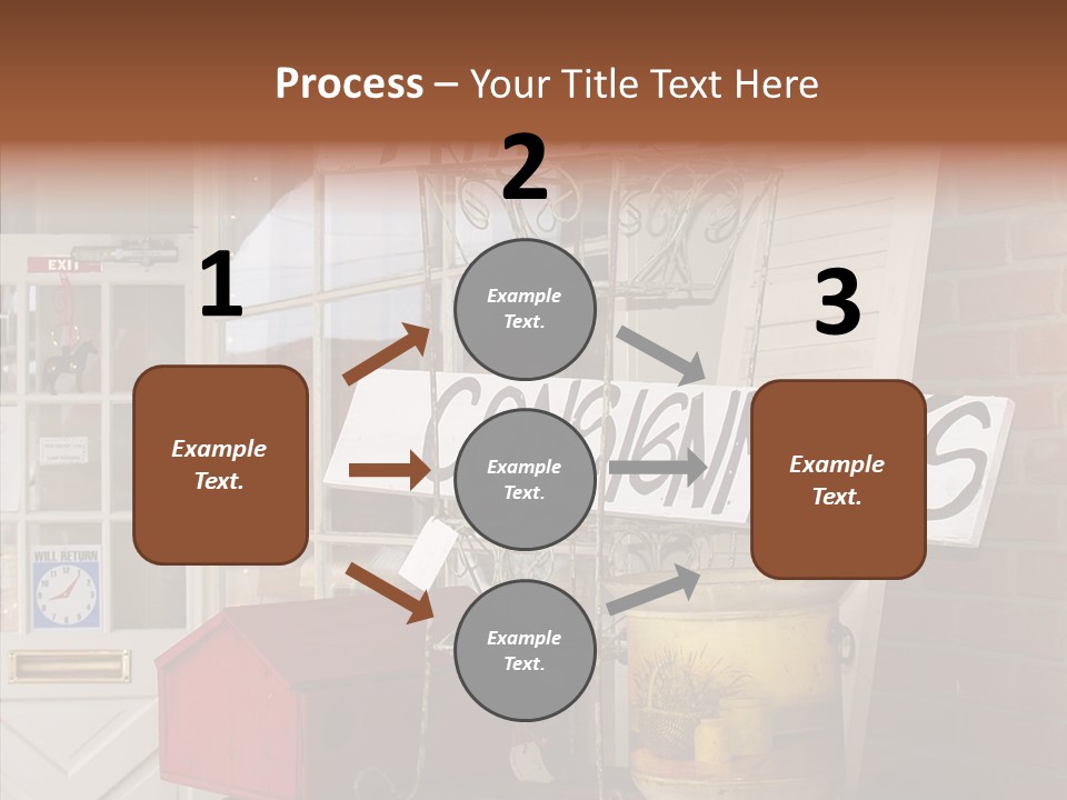 Touching Grandmother Senior PowerPoint Template