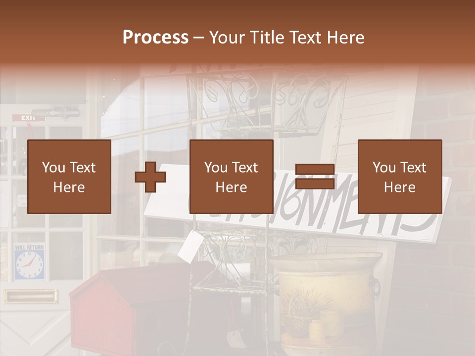 Touching Grandmother Senior PowerPoint Template
