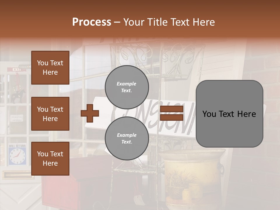 Touching Grandmother Senior PowerPoint Template