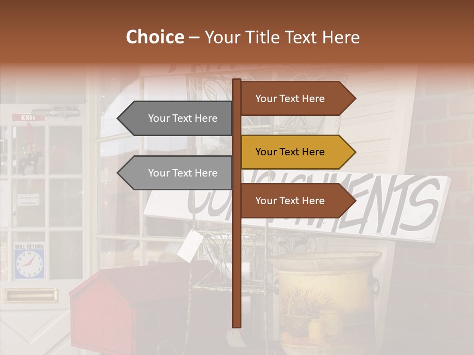 Touching Grandmother Senior PowerPoint Template