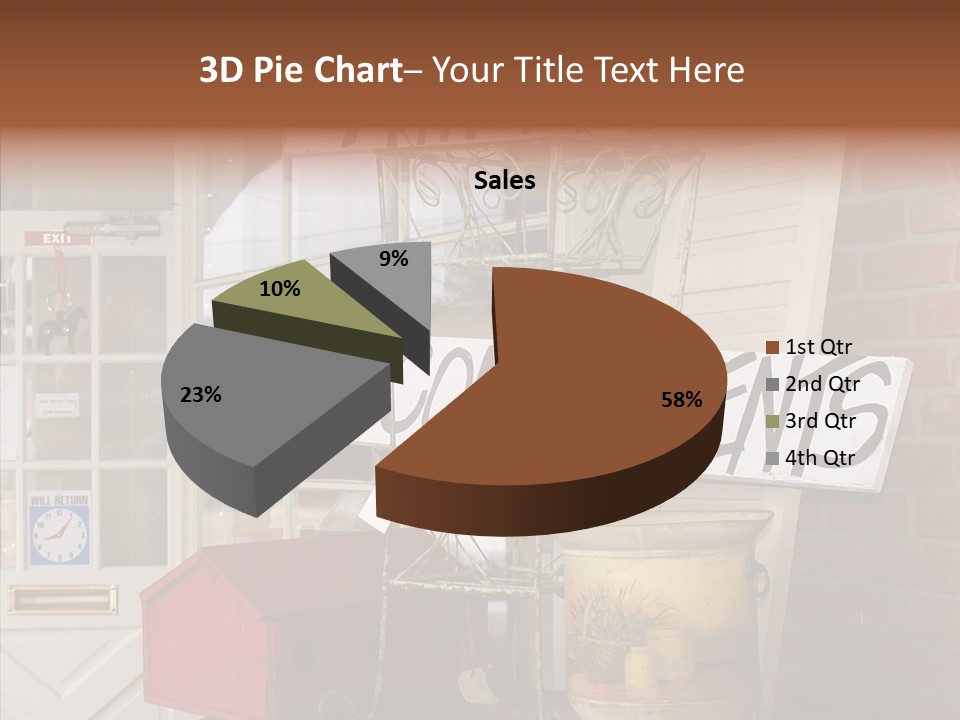 Touching Grandmother Senior PowerPoint Template