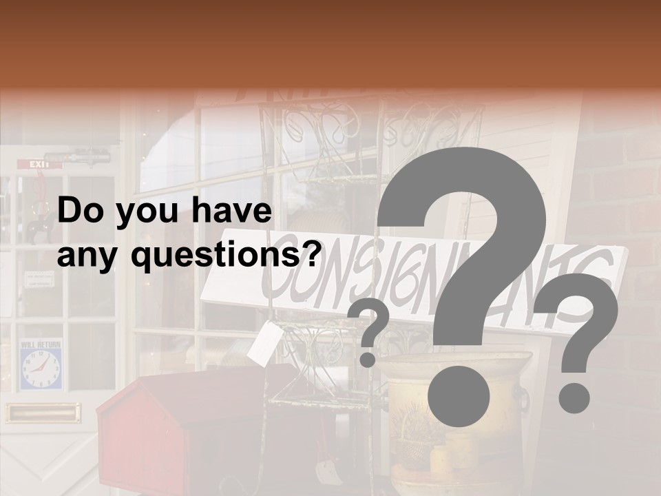 Touching Grandmother Senior PowerPoint Template