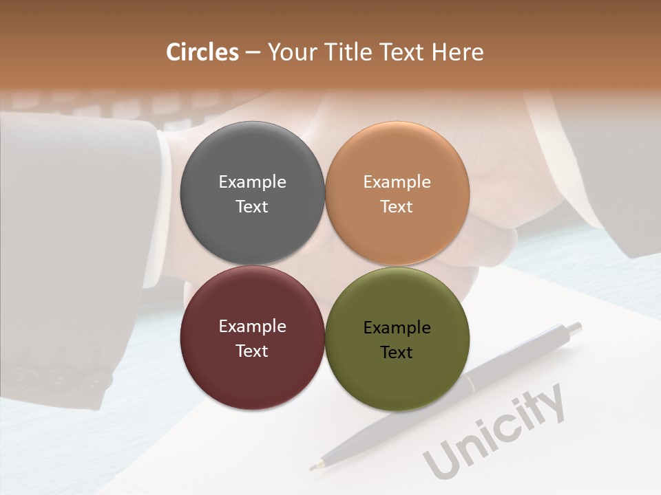 Elderly Sharing Help PowerPoint Template