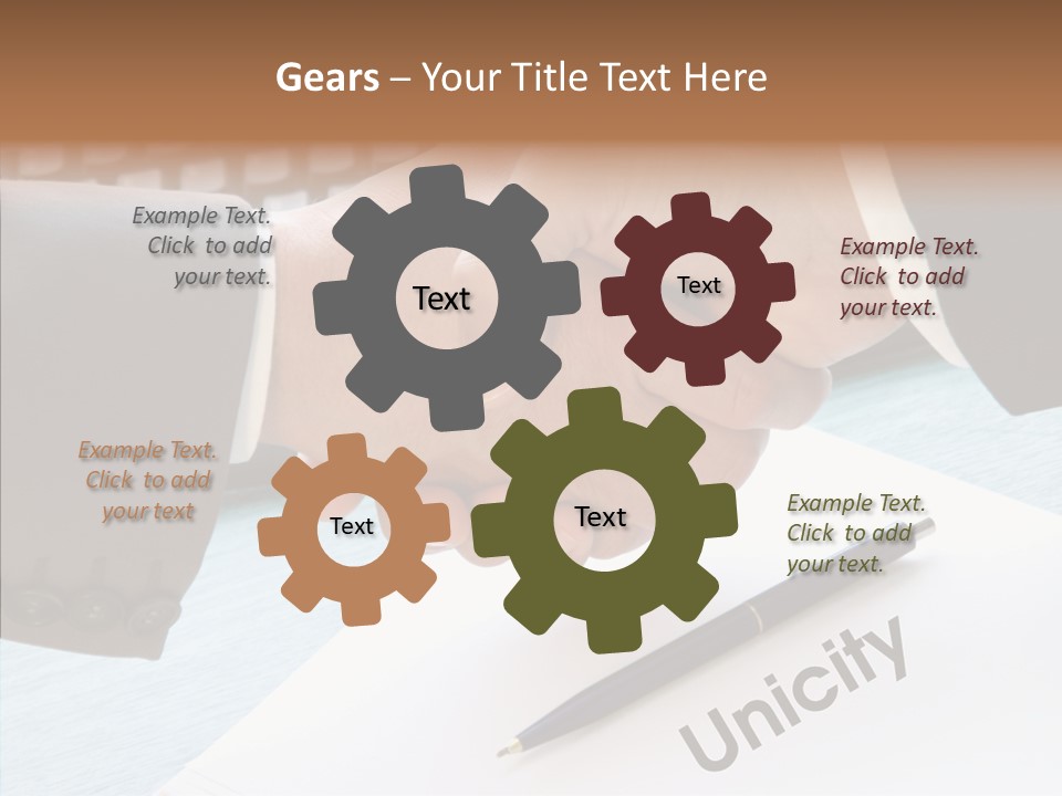 Elderly Sharing Help PowerPoint Template