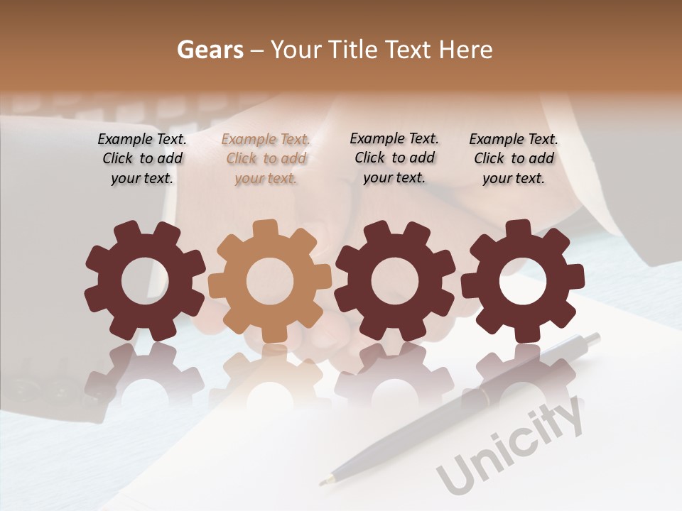 Elderly Sharing Help PowerPoint Template