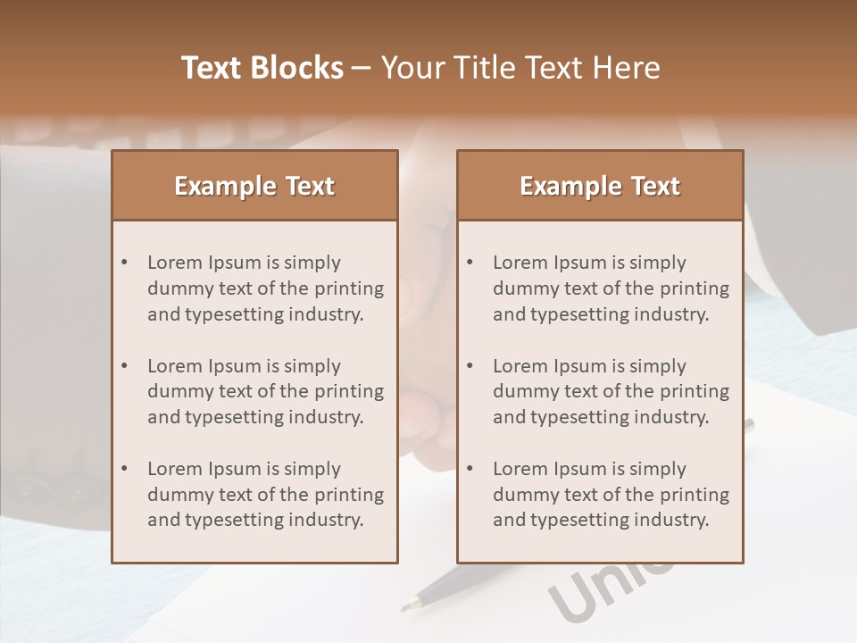 Elderly Sharing Help PowerPoint Template