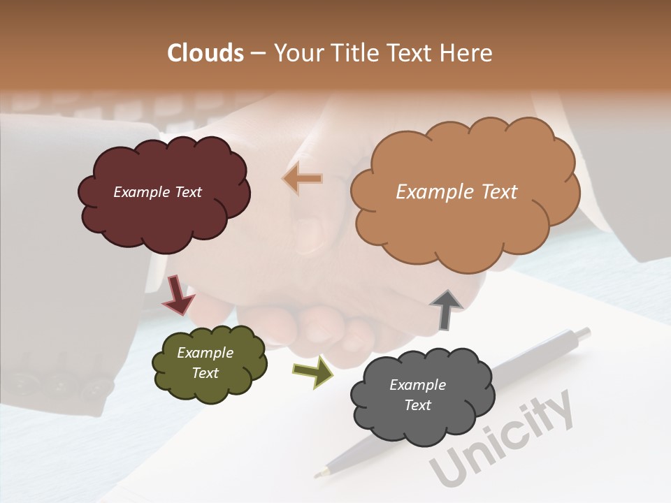 Elderly Sharing Help PowerPoint Template