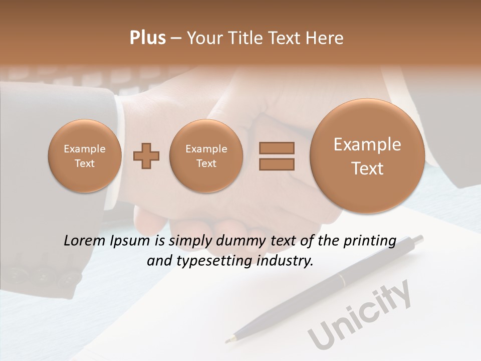 Elderly Sharing Help PowerPoint Template
