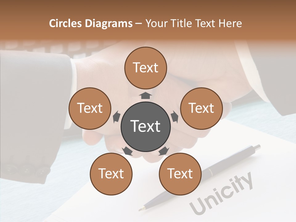 Elderly Sharing Help PowerPoint Template