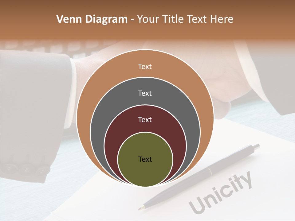 Elderly Sharing Help PowerPoint Template