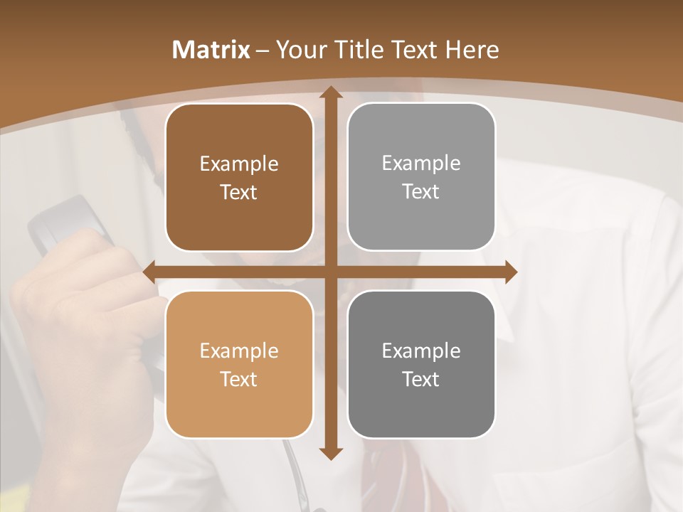 Elderly Women Hold PowerPoint Template