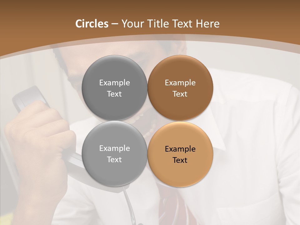 Elderly Women Hold PowerPoint Template