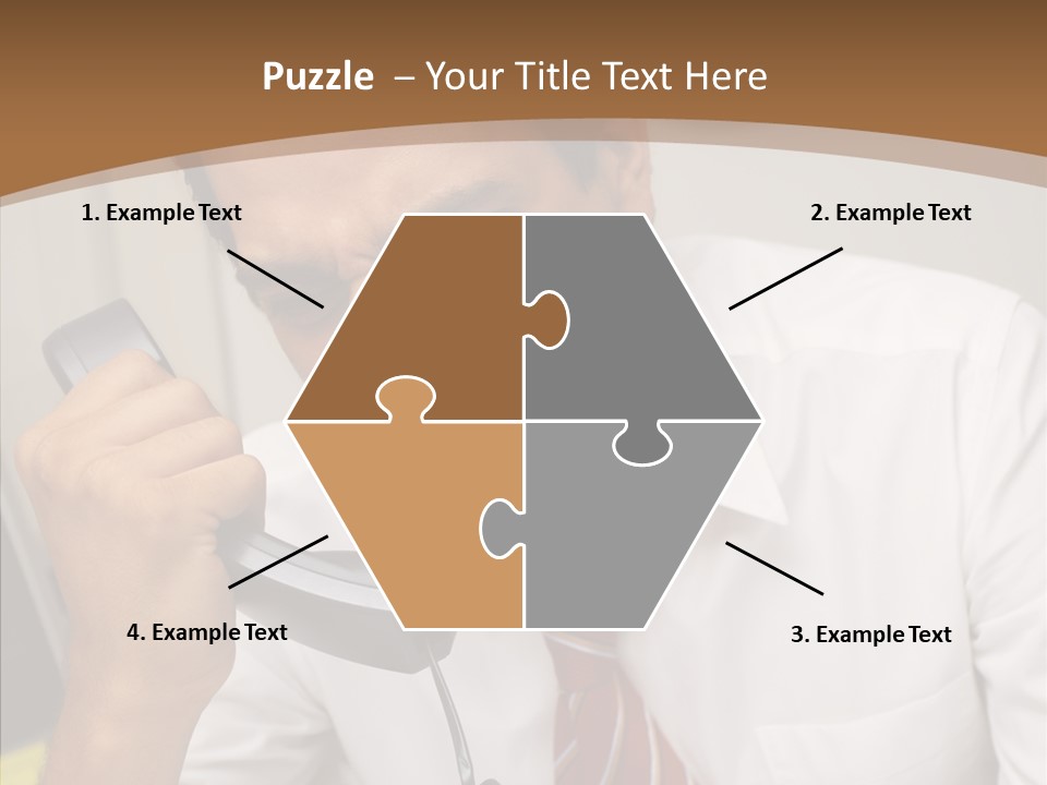 Elderly Women Hold PowerPoint Template