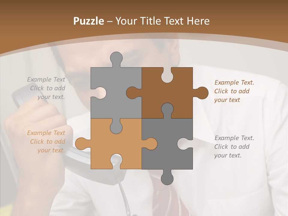 Elderly Women Hold PowerPoint Template