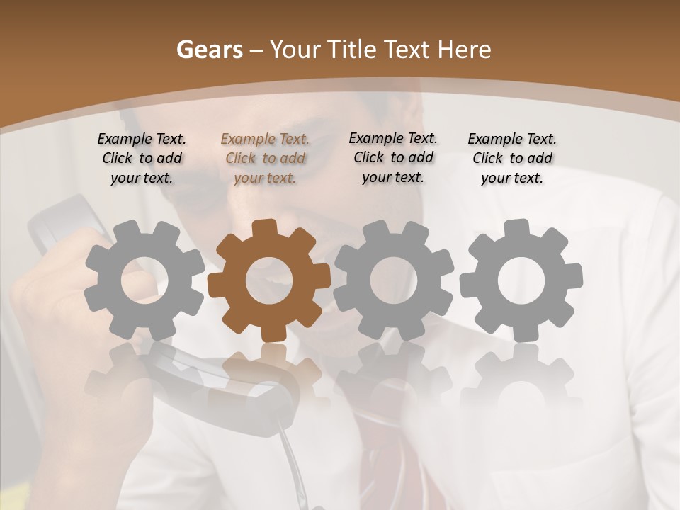 Elderly Women Hold PowerPoint Template