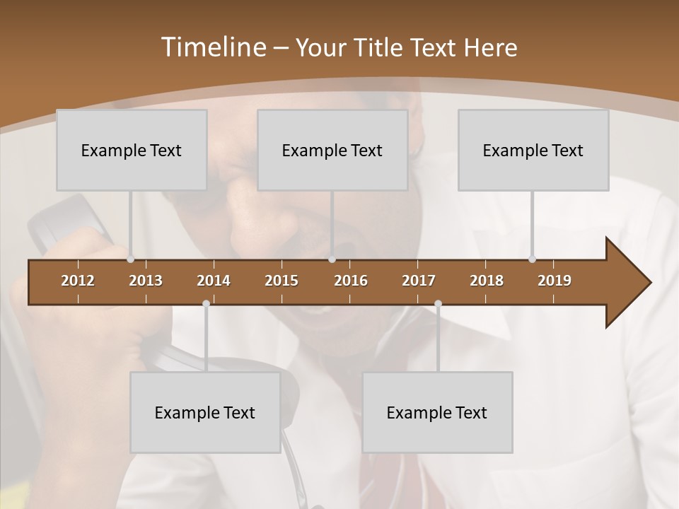 Elderly Women Hold PowerPoint Template