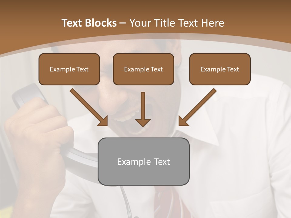 Elderly Women Hold PowerPoint Template