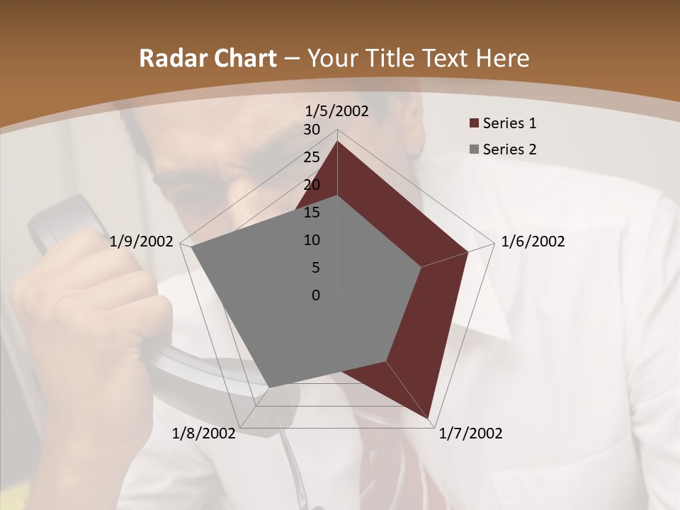 Elderly Women Hold PowerPoint Template