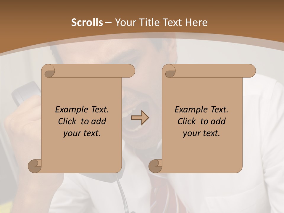 Elderly Women Hold PowerPoint Template