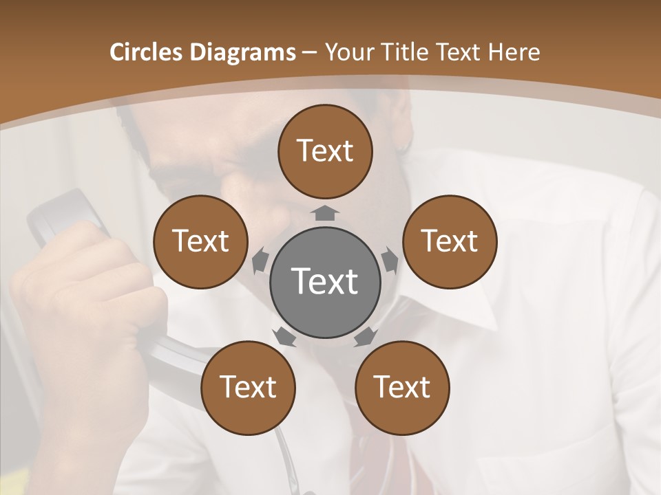 Elderly Women Hold PowerPoint Template