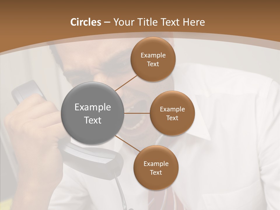 Elderly Women Hold PowerPoint Template