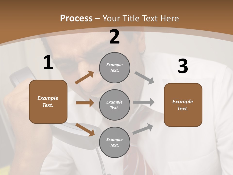 Elderly Women Hold PowerPoint Template