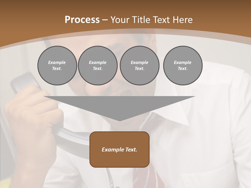 Elderly Women Hold PowerPoint Template