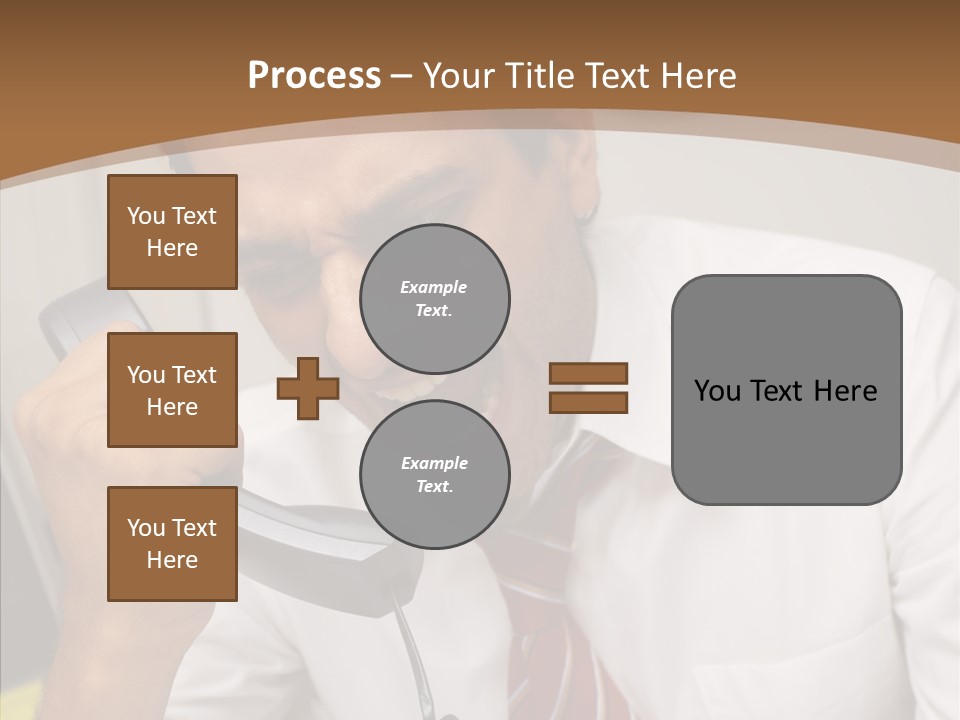 Elderly Women Hold PowerPoint Template