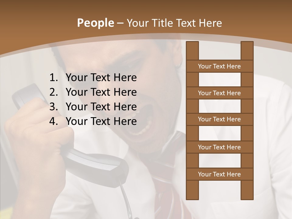 Elderly Women Hold PowerPoint Template