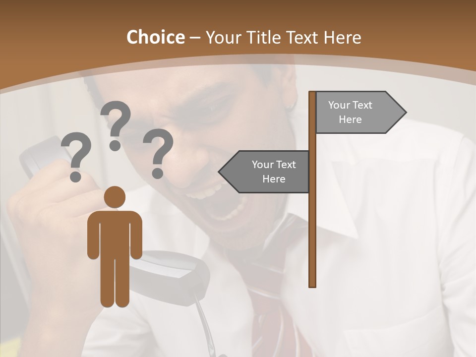 Elderly Women Hold PowerPoint Template