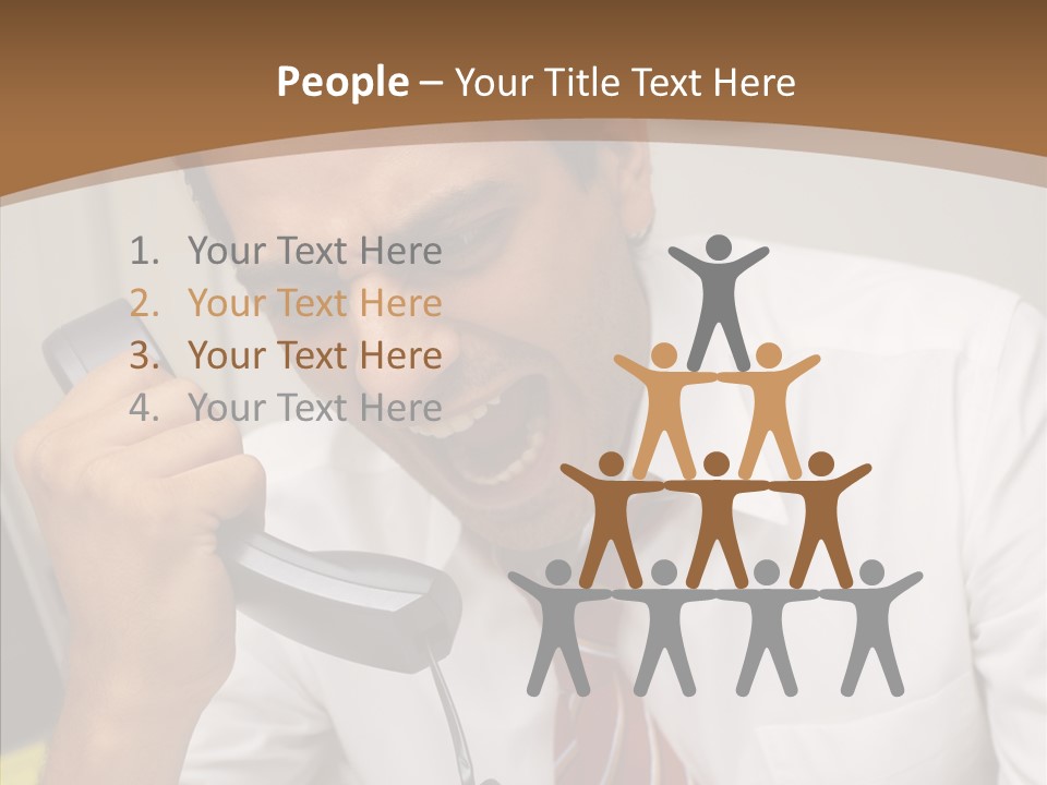 Elderly Women Hold PowerPoint Template