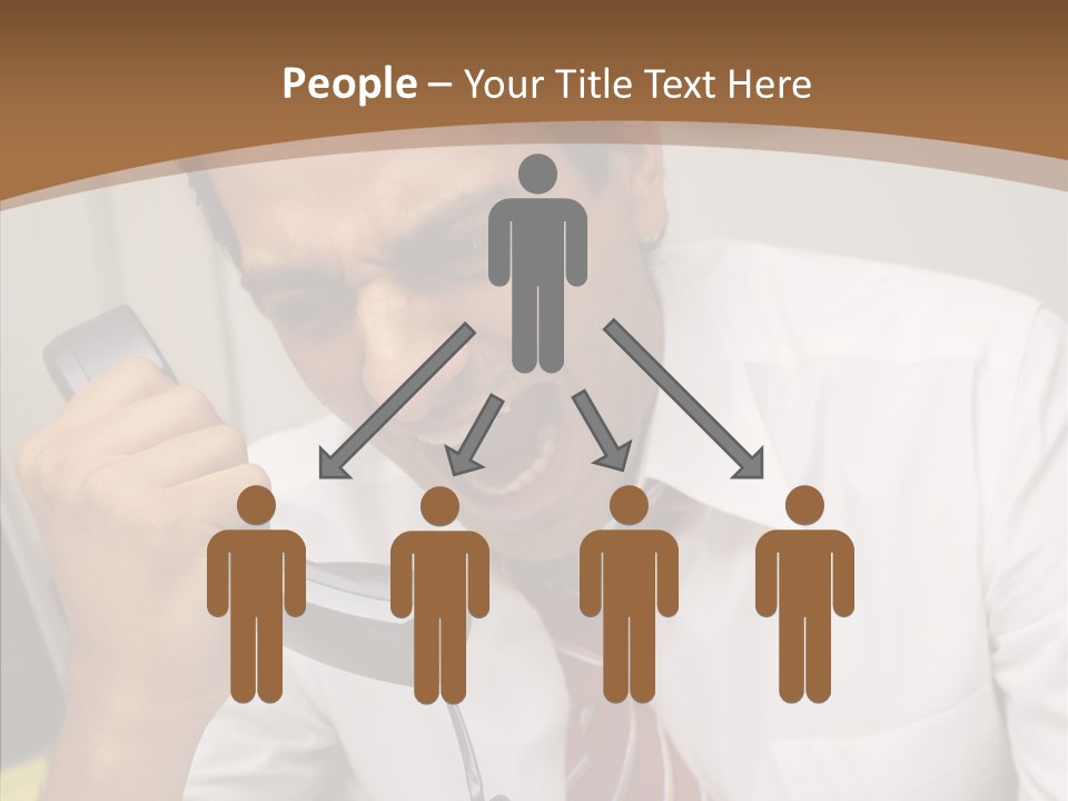 Elderly Women Hold PowerPoint Template