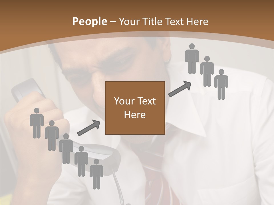 Elderly Women Hold PowerPoint Template