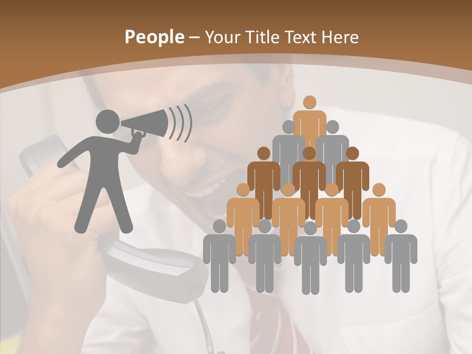 Elderly Women Hold PowerPoint Template