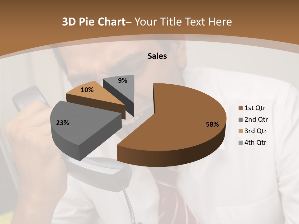 Elderly Women Hold PowerPoint Template
