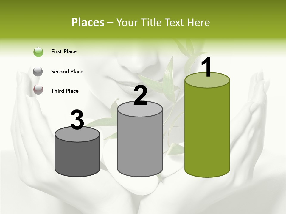 Young Closeup Human PowerPoint Template